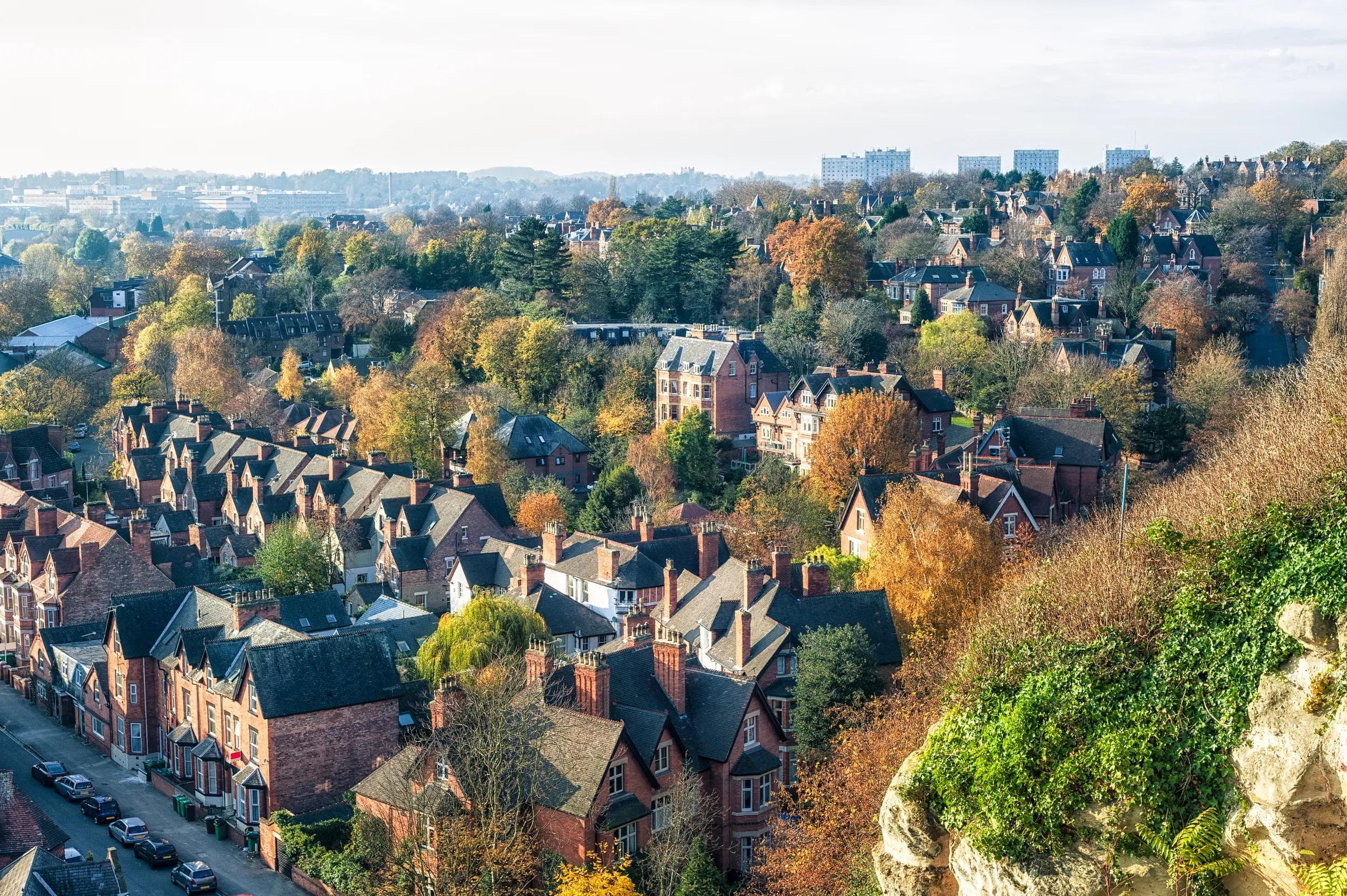 Nottingham aerial view.View my lightbox: